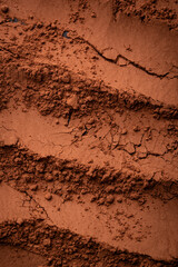 Cocoa powder chocolate texture background
