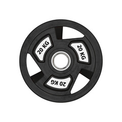 Obraz premium 3d Render of weight plate isolated
