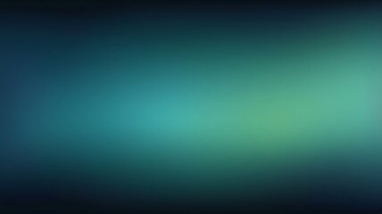 Obraz premium Abstract background with grainy noise texture, smooth gradient mix of dark blue, teal and green colors