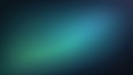 Fototapeta premium Abstract background with grainy noise texture, smooth gradient mix of dark blue, teal and green colors