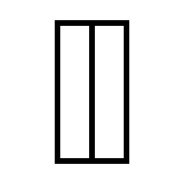 Two Vertical Parallel Lines