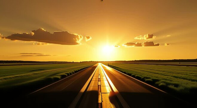 plane taking airport runway