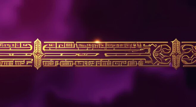 golden sword purple