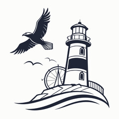 silhouette badge icon on white background