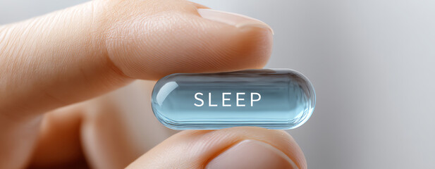 sleeping pill, AI generated