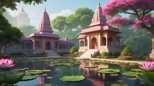 Spiritual Retreat: Hare Krishna Temple Grounds in the United States