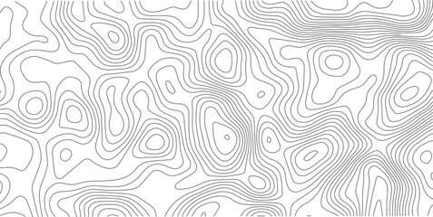 Fototapeta premium Topographic Background. Abstract wavy and curved lines background. Abstract pattern with Lines. Background of the Topographic Map. Abstract geometric topographic contour map background Free Vector 