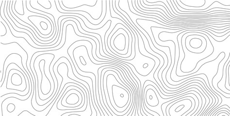 Fototapeta premium Topographic Background. Abstract wavy and curved lines background. Abstract pattern with Lines. Background of the Topographic Map. Abstract geometric topographic contour map background Free Vector 
