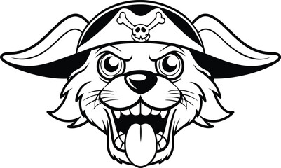 Dog Head Mascot Logo Design
