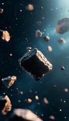 Cosmic debris in space
