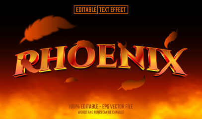 phoenix editable text effect