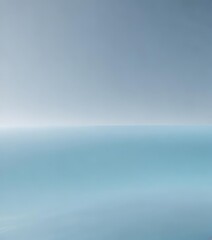 Fototapeta premium Soft, hazy light blue gradient, reminiscent of a tranquil sea, abstract design , backdrop, relaxation, design