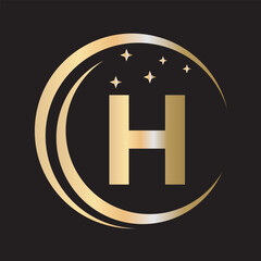 Cleaning Logo Combine With Letter H Vector Template