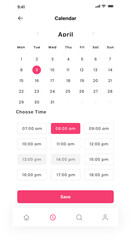 Hairdresser & Beauty Appointment, Salon Booking, Hair Stylist Scheduler & Reservation App Template Ui Kit