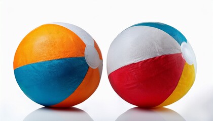 beach ball isolated on white or white background