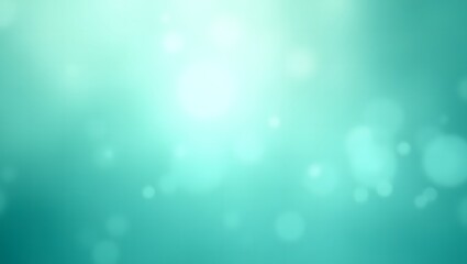 Shiny blue bokeh lights blur on a bright green and abstract blue background creating a glowing circle pattern