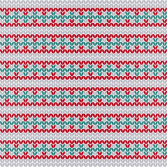 Seamless Crochet Pattern Background