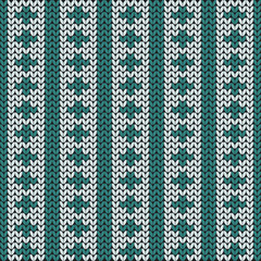 Seamless Crochet Pattern Background