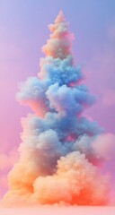 Pastel Cloud Explosion Sky.