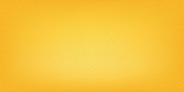 abstract yellow background with Gradient in empty room studio. orange background with texture lines