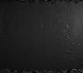Aged black paper texture, deep creases, frayed edges , vintage,  matte