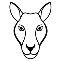 vector illustration of a wolf