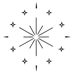 black and white compass