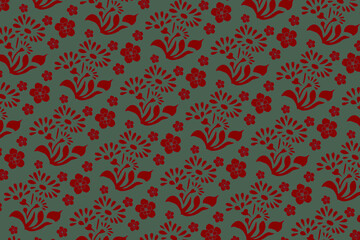 seamless damask pattern