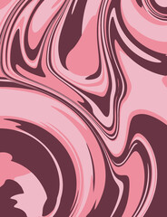 Fototapeta premium Pink and Burgundy Marble Swirl Abstract Background – Fluid Art Pattern in Modern Liquid Style