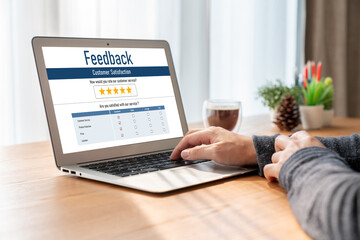 Customer feedback and review analysis by modish computer software for corporate business