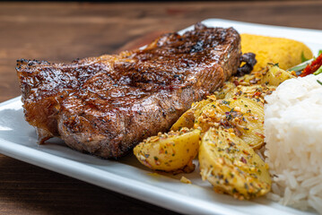 File de picanha grelhado  feito na churrasqueira