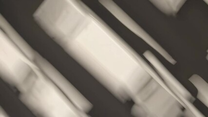 Abstract dynamic light patterns create intriguing moving geometric shadows