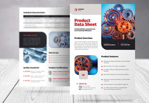 Product Specification Data Sheet Template 