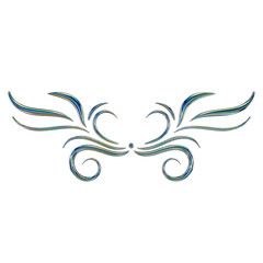 Chrome Ornament – 3D Render on Transparent Background