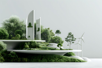 idea of sustainable innovation buildings that grow, energy from plants