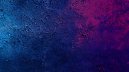 A vibrant gradient of purple and pink hues blending seamlessly into deep blue tones. gradient backdrop with a textured grain and delicate lighting effects,