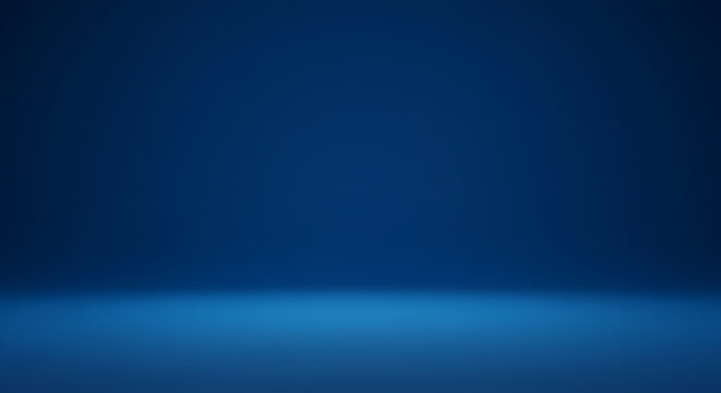 Deep Blue Gradient Background Studio Photography Backdrop