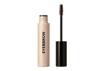 Obraz premium Eyebrow gel tube with brush on transparent background