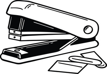 stapler isolated on white