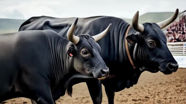 Experience the excitement and danger of bullfighting in Madrid's arena as skilled toreros face powerful bulls in action