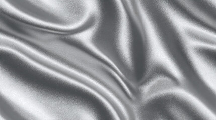Obraz premium Elegant seamless silver satin fabric pattern for design projects