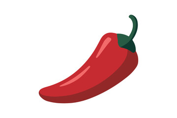 Red Chili Pepper Vector Spicy Hot Food Illustration Clipart
