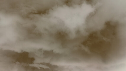 smoke on the beige background