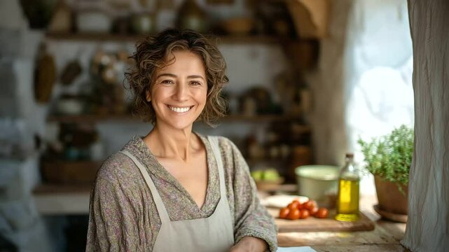 Culinary Joy: Making Gazpacho in a Rustic Kitchen