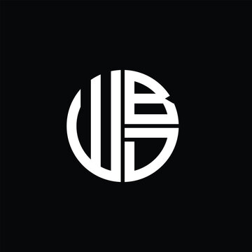 WBD logo WBD icon WBD monogram WBD letter minimalist Circle flat Unique modern abstract logo design.