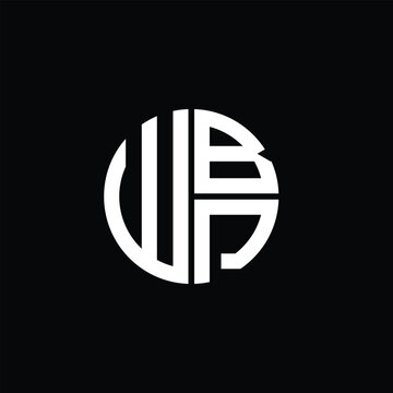 WBP logo WBP icon WBP monogram WBP letter minimalist Circle flat Unique modern abstract logo design.