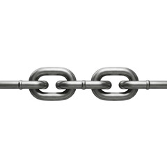 Obraz premium chain link isolated, Cutout 
