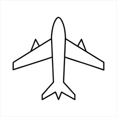 vector illustration of airplane