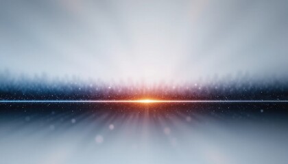 Abstract Gradient Background Blue, Gray, and White Ombre Blend with Bright Light Effects