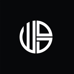 WOD logo WOD icon WOD monogram WOD letter minimalist Circle flat Unique modern abstract logo design.